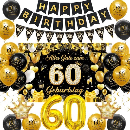 Geburtstag deko männer - 60.,