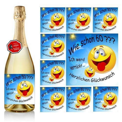 Aufkleber sektflasche - aufkleber,