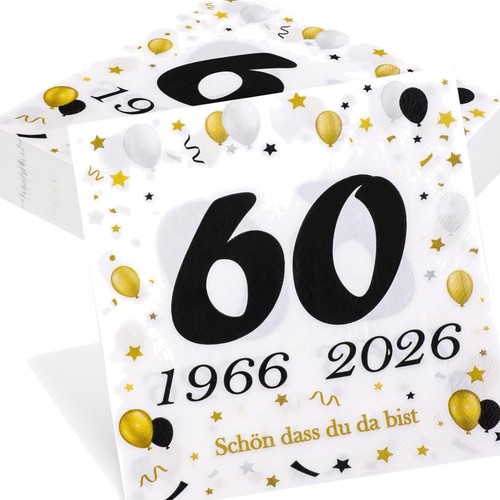 Stück servietten 60 - 50,