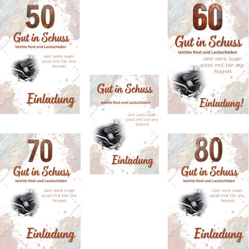 Einladung retro design - retro,