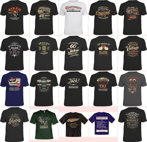 Geburtstag herren shirt - 60.geburtstag,