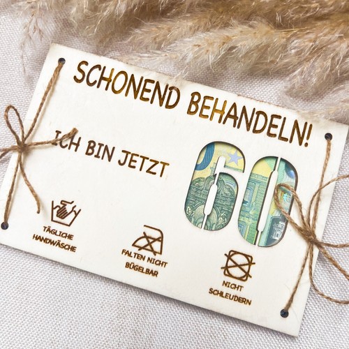 Geldgeschenk karte aus holz - geldgeschenk,