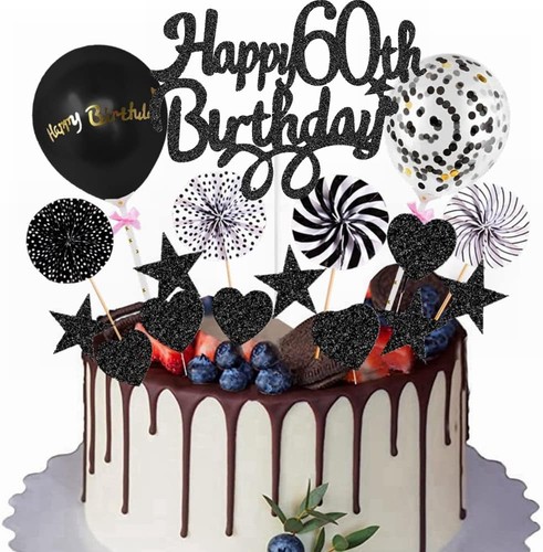 Tortendeko geburtstag - tortendeko, 60.