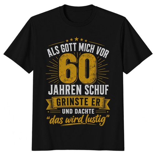 Geburtstag shirt herren - 60,