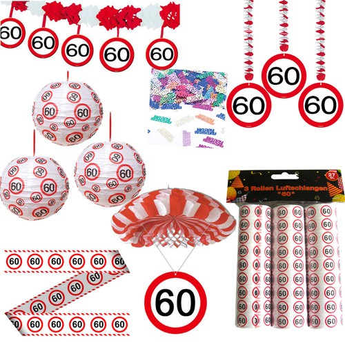 Geburtstag dekoset - 60.,
