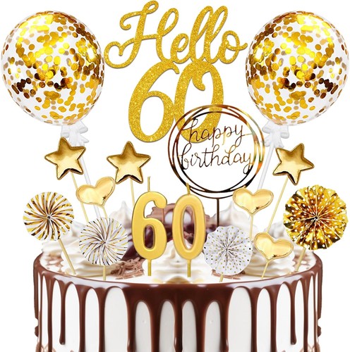 Tortendeko geburtstag frau - 60,