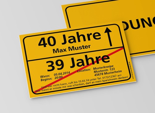 Einladungskarten geburtstag - einladungskarten,