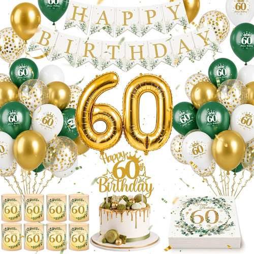 Wenmthg geburtstag deko - wenmthg, 60.