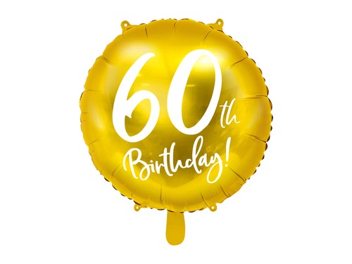 Folienballon geburtstag - folienballon, 60.geburtstag