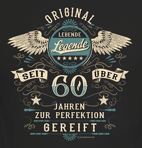 Geburtstag herren shirt - 60.geburtstag,