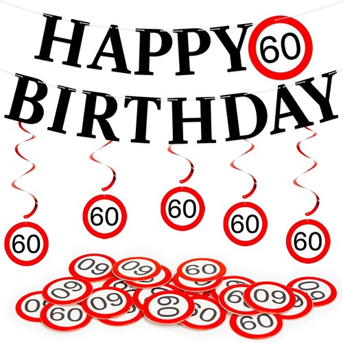 Geburtstag deko karton - 60., 50