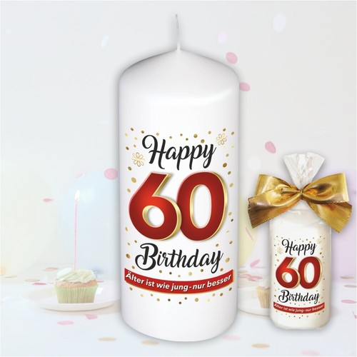 Geburtstagskerze zum 60 - geburtstagskerze,