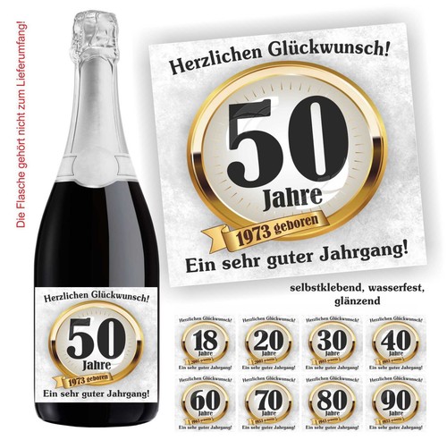 Aufkleber sektflasche - aufkleber,