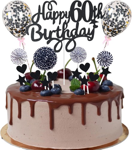 Tortendeko geburtstag - 60,