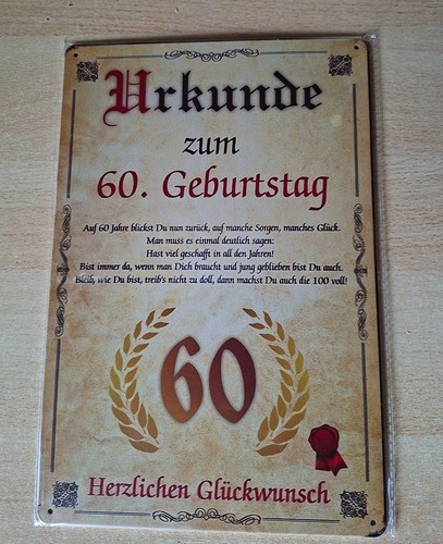 Geschenkidee geburtstag - 60.,