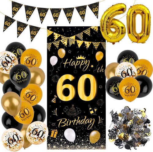 Geburtstag männer deko - 60,