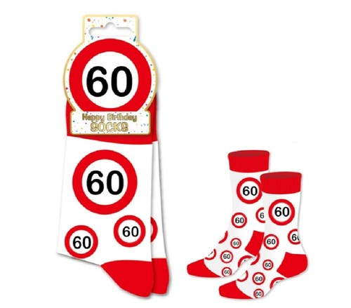 Socken zum geburtstag - zum, 60.