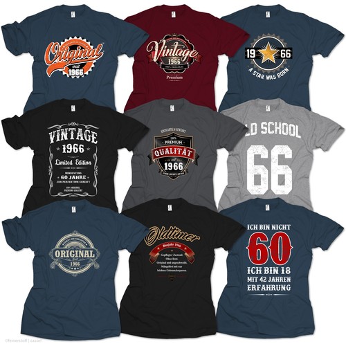 Shirt geburtstag - t-shirt, 60.