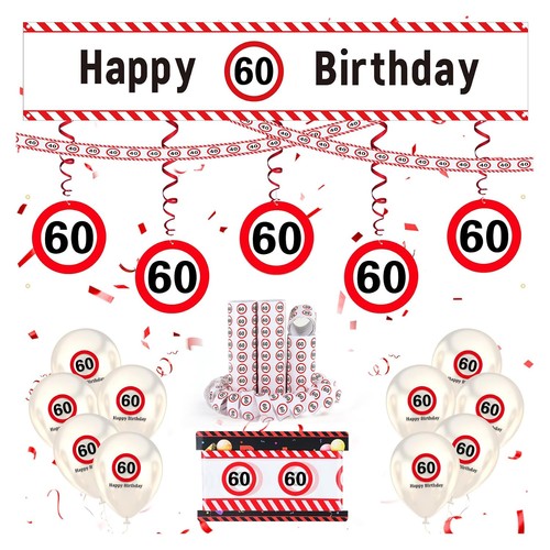 Geburtstagsdeko geburtstag - 60.,