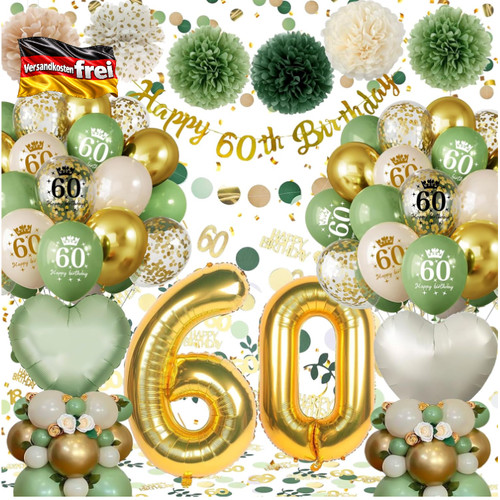 Geburtstagsdeko set - set, 60
