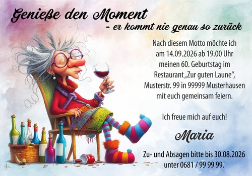 Lustige einladungskarte - lustige,
