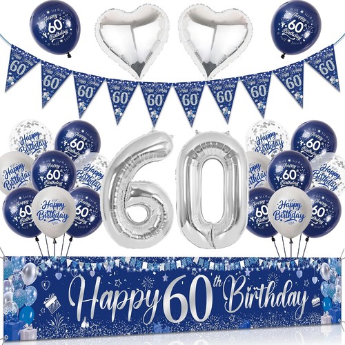 Geburtstag deko mann set - 60,