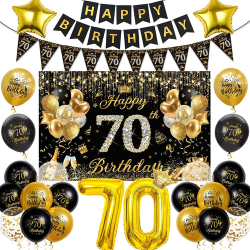 Geburtstagsdeko geburtstag - geburtstagsdeko, 70.
