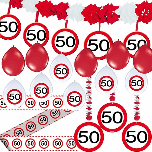 Geburtstag deko set - 50.,